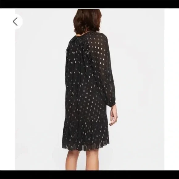 Rebecca Minkoff Charlize metallic mini dress